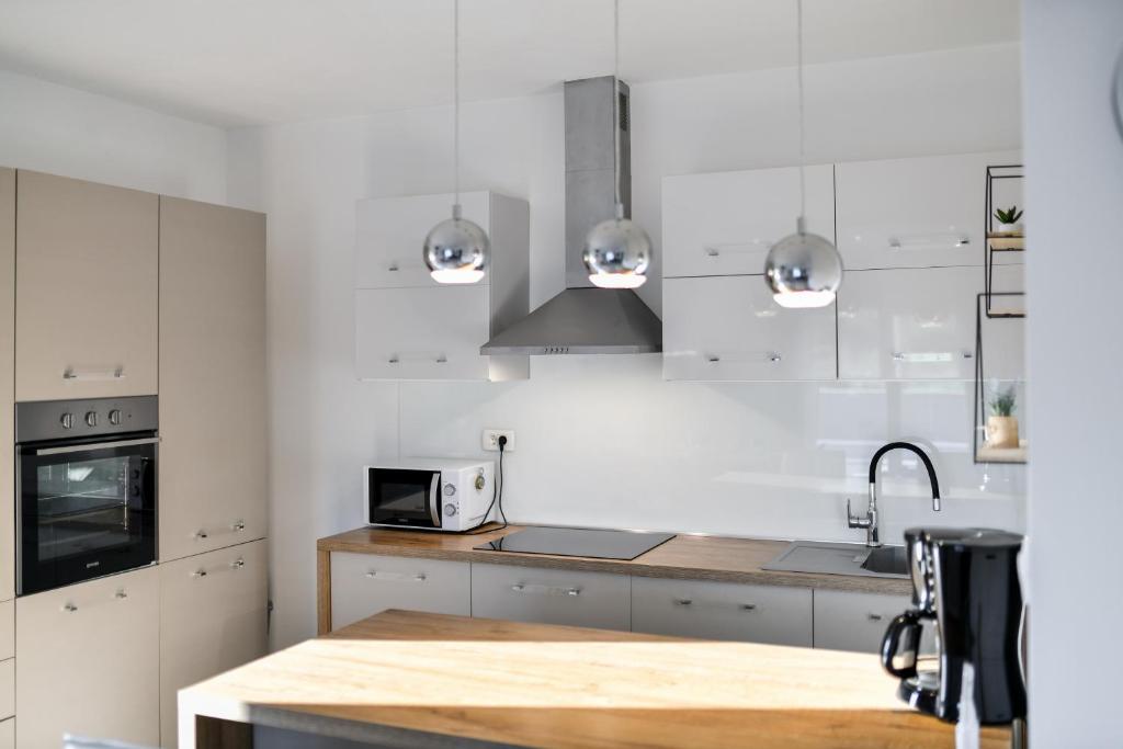 Kuchyňa alebo kuchynka v ubytovaní Luxurious Villa Natali