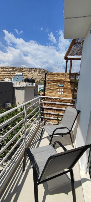 Balkón nebo terasa v ubytování Platia Studios