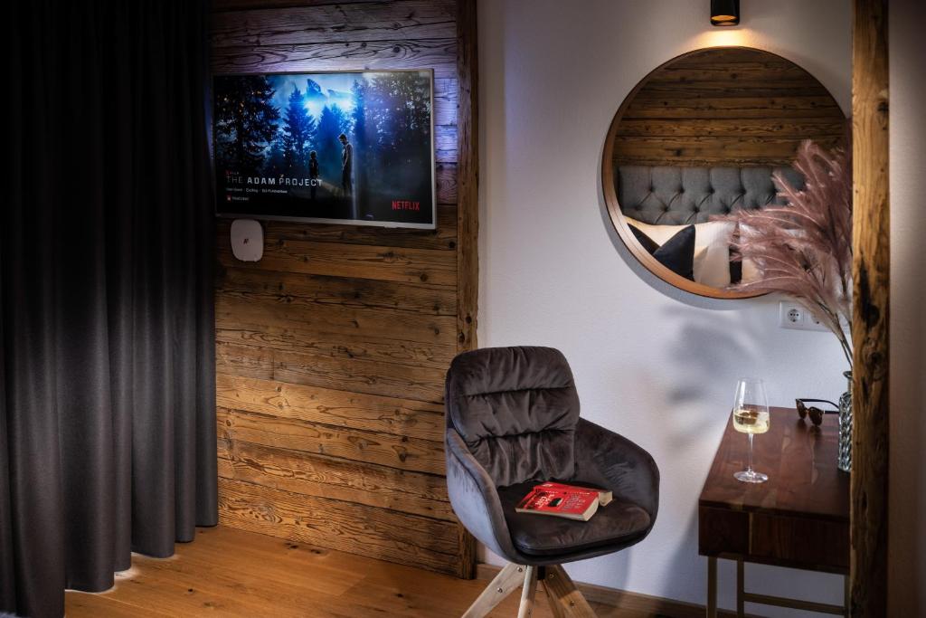 TV a/nebo společenská místnost v ubytování residenz5360