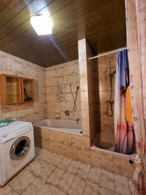 Koupelna v ubytování Ferienwohnung Schaller