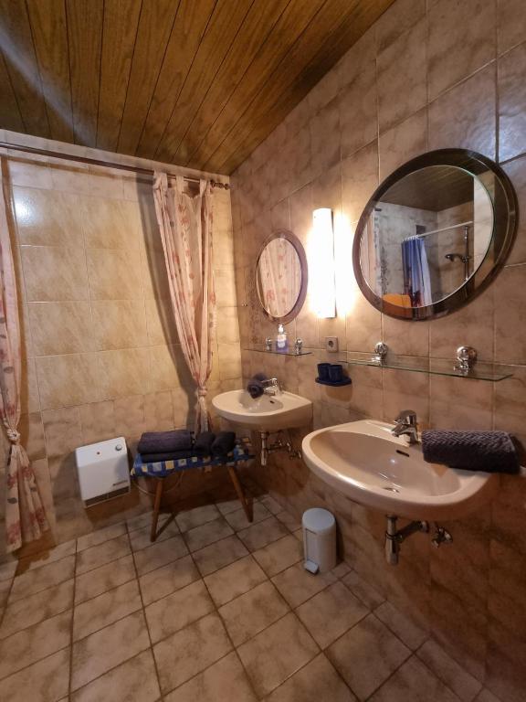 Koupelna v ubytování Ferienwohnung Schaller