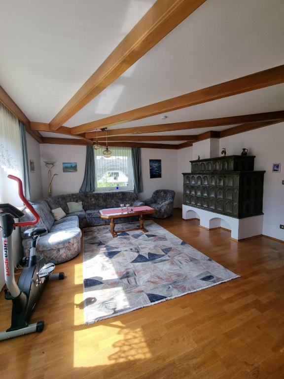 Posezení v ubytování Ferienwohnung Schaller