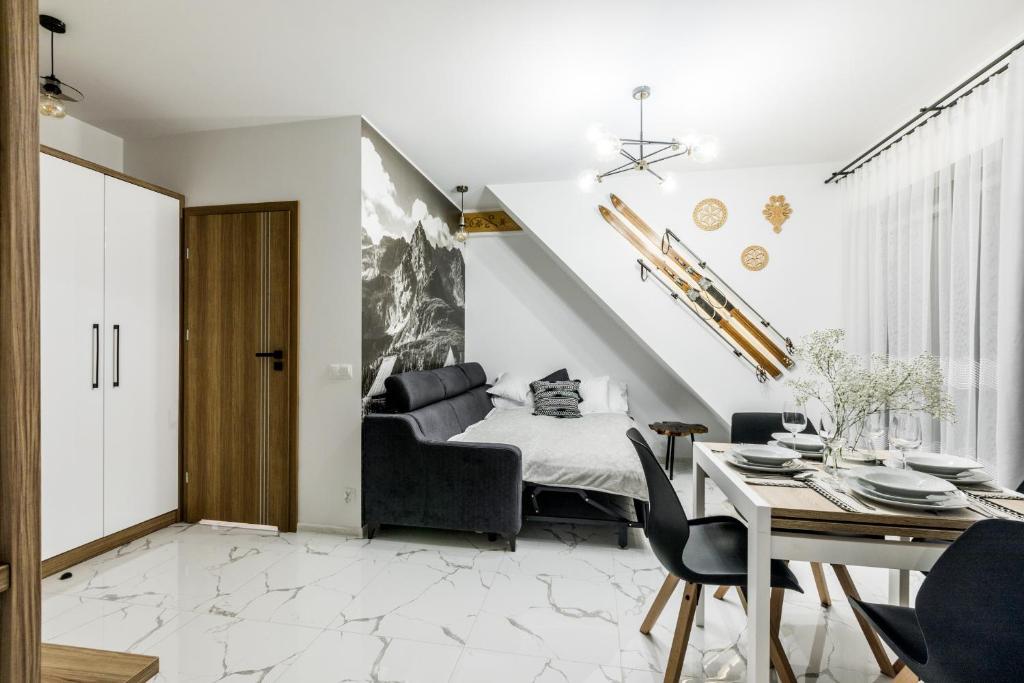 Posedenie v ubytovaní Apartament Modrzejewska