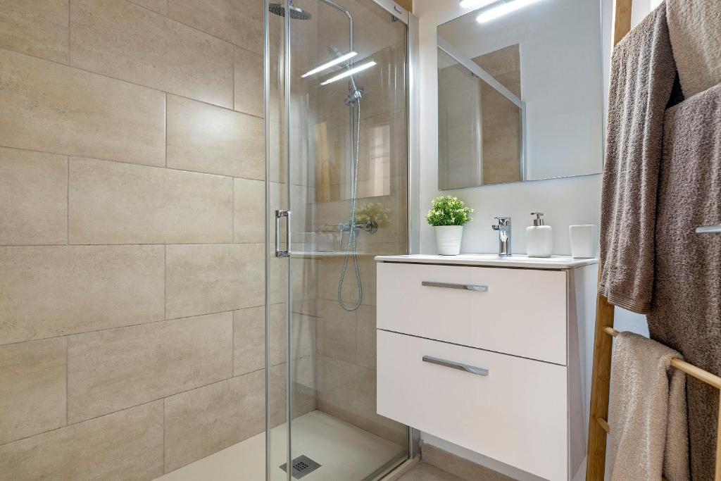 Koupelna v ubytování Apartment Carabela I