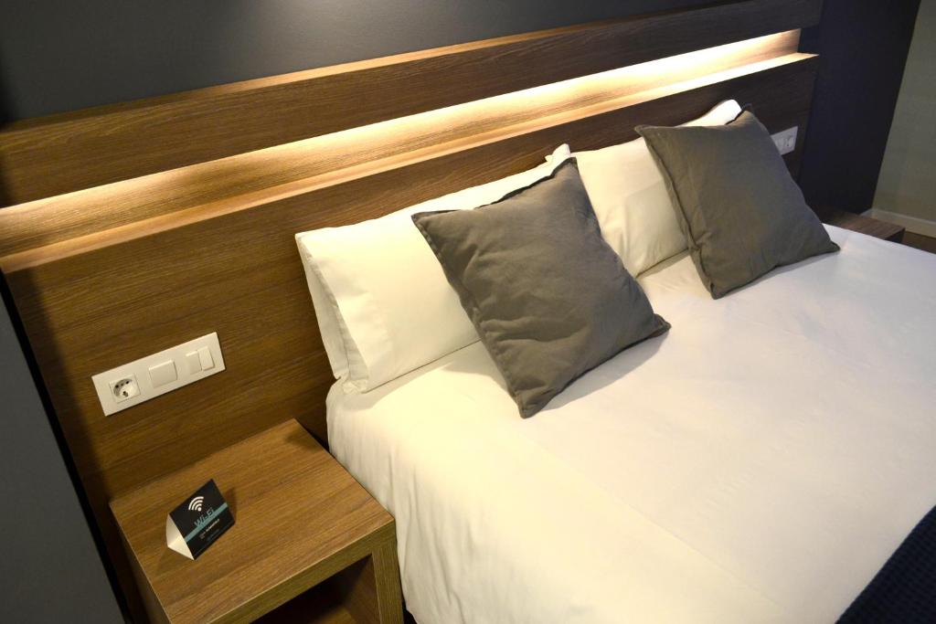 Cama o camas de una habitación en Hotel Alda Estación Pontevedra