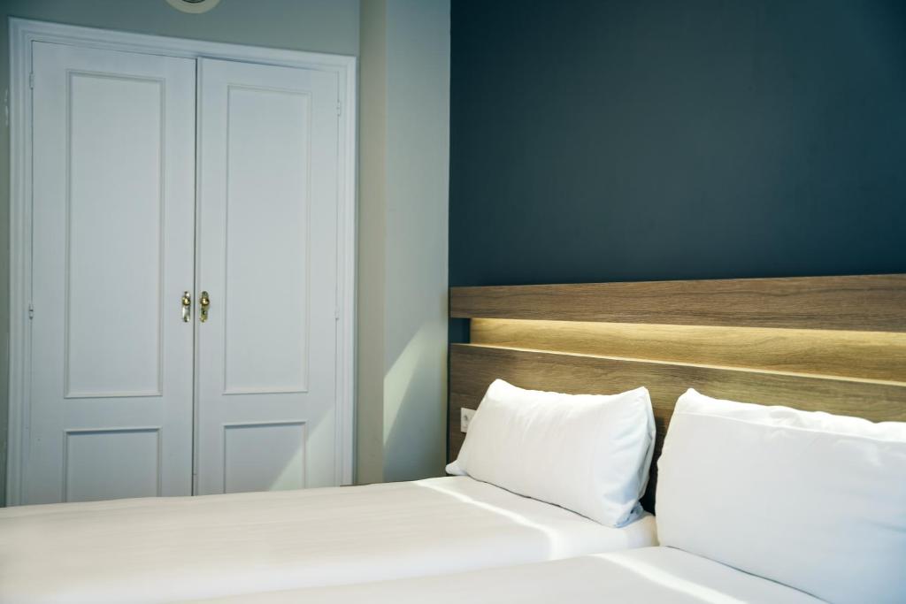 Cama o camas de una habitación en Hotel Alda Estación Pontevedra