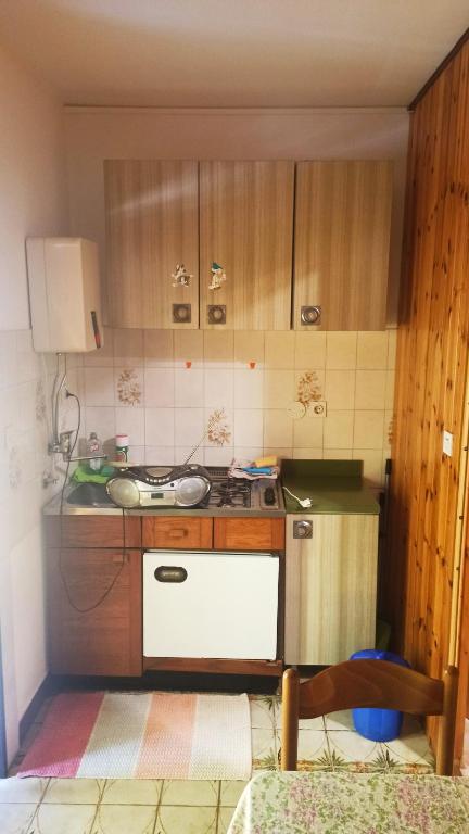 Kuchyň nebo kuchyňský kout v ubytování App Sabolic