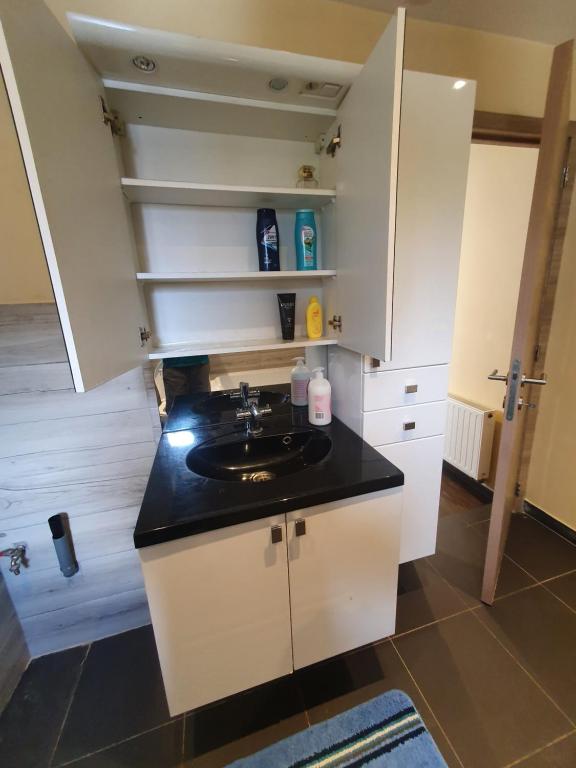 Kuchyň nebo kuchyňský kout v ubytování Right choice room