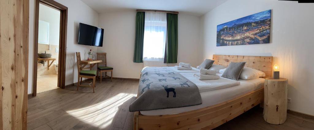 Postel nebo postele na pokoji v ubytování Landgasthof Rechenwirt