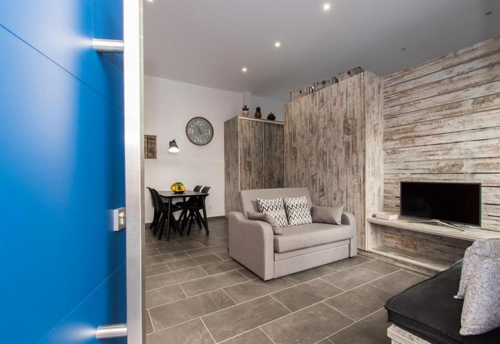 Posezení v ubytování Petit Loft