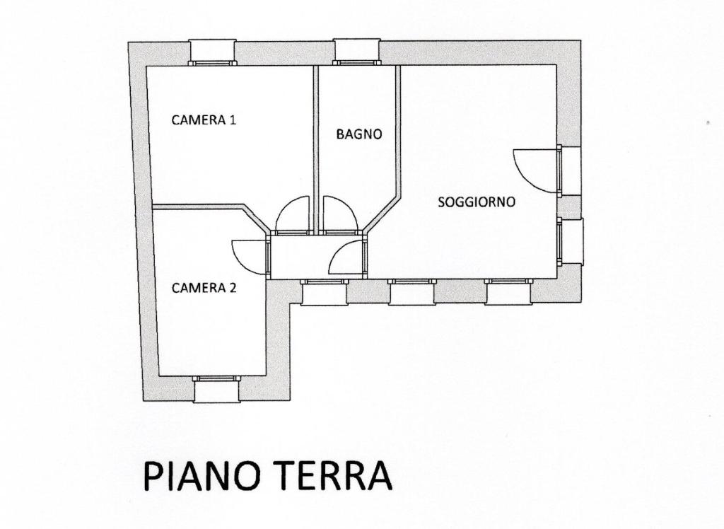 The floor plan of Chalet Resort Sozzine