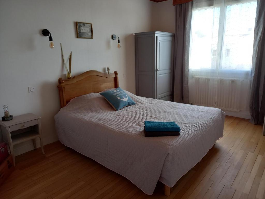 Posteľ alebo postele v izbe v ubytovaní Les Crevettes