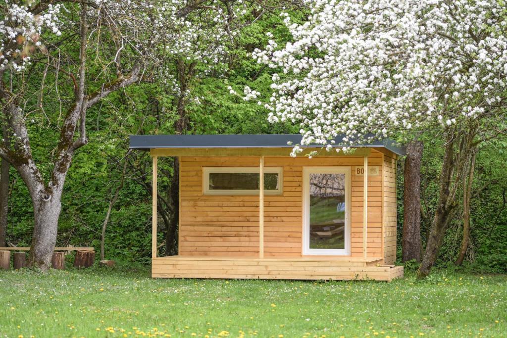 Zahrada ubytování Kamp na Otoku - Ljubno ob Savinji