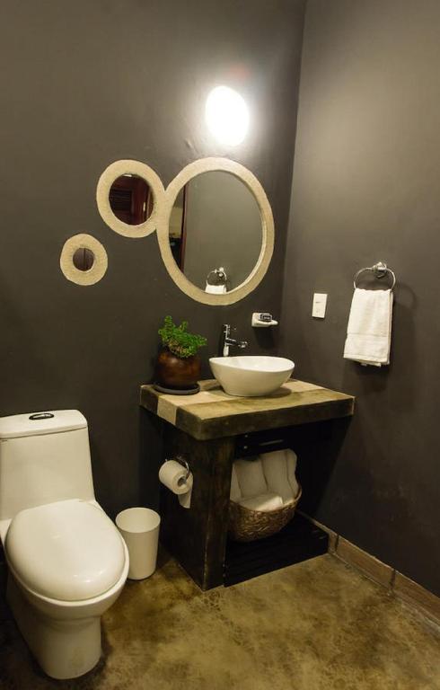 Koupelna v ubytování Hotel Casa Delina