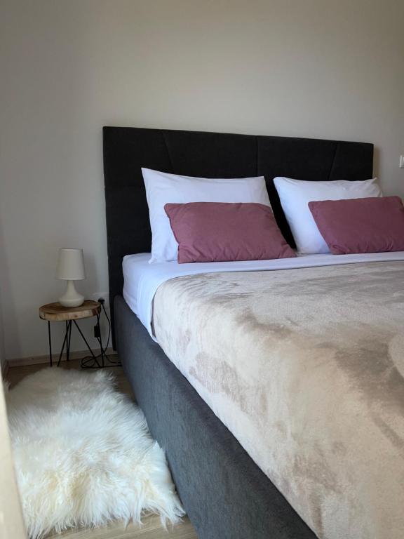 Postel nebo postele na pokoji v ubytování Villa Evita Apartments