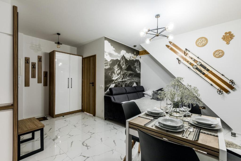 Posedenie v ubytovaní Apartament Modrzejewska