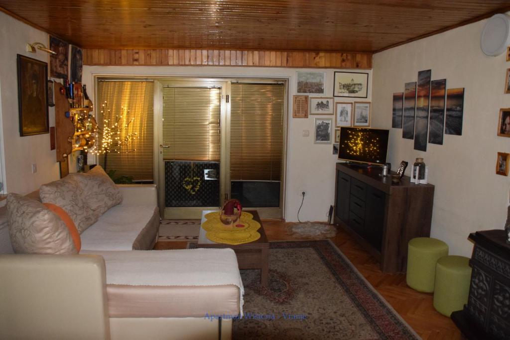 Posezení v ubytování Apartman Wisteria