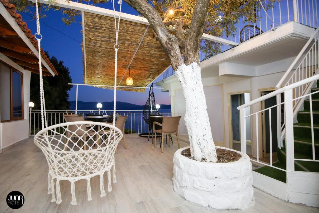Balkón nebo terasa v ubytování Skyhill Boutique Hotel
