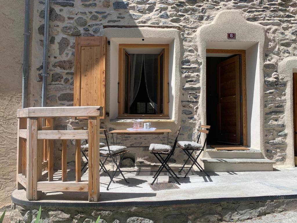 Patio nebo venkovní prostory v ubytování le Studio