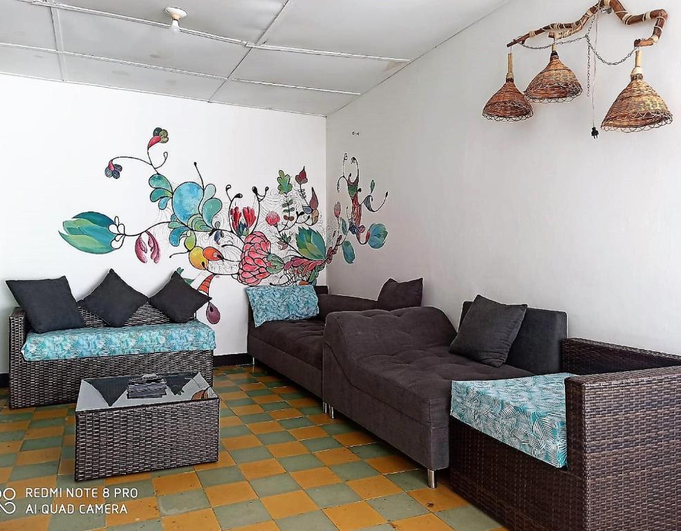 Zona d'estar a Hostal Donde Jose