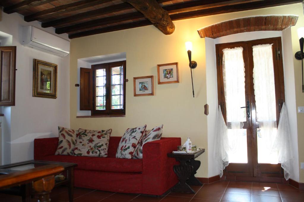 Część wypoczynkowa w obiekcie Agriturismo Borgo Il Bonagino