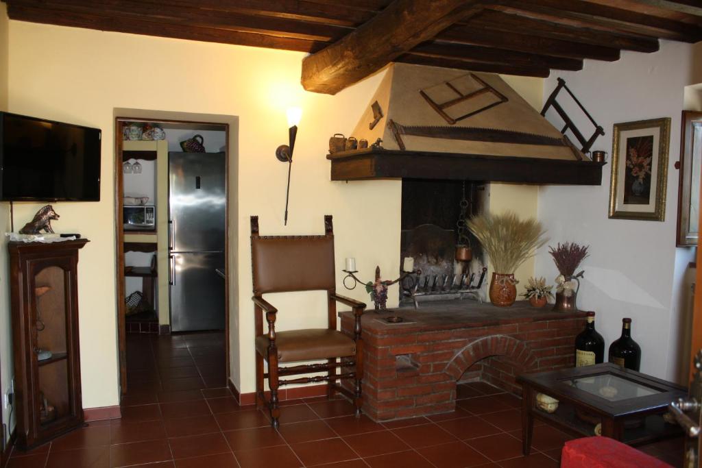 Część wypoczynkowa w obiekcie Agriturismo Borgo Il Bonagino