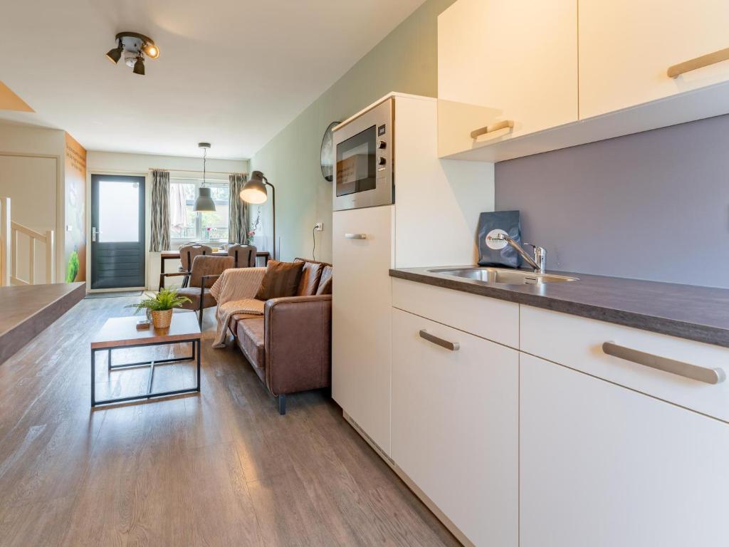 Kuchyň nebo kuchyňský kout v ubytování Tiny house Pimpelmees