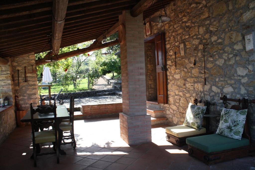 Część wypoczynkowa w obiekcie Agriturismo Borgo Il Bonagino