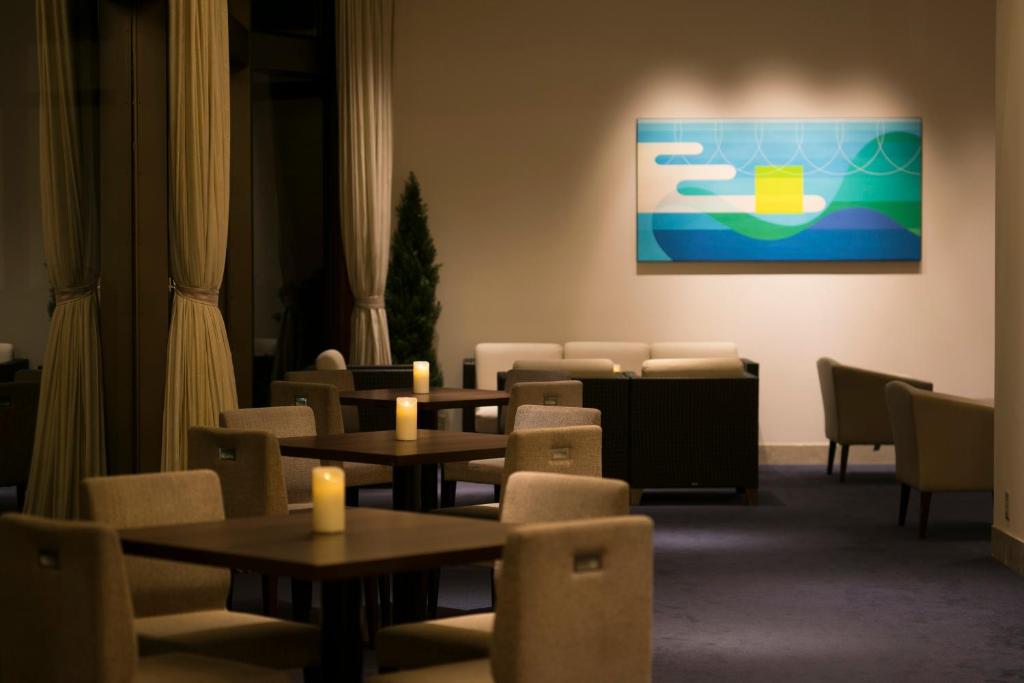 Posezení v ubytování Shiraraso Grand Hotel