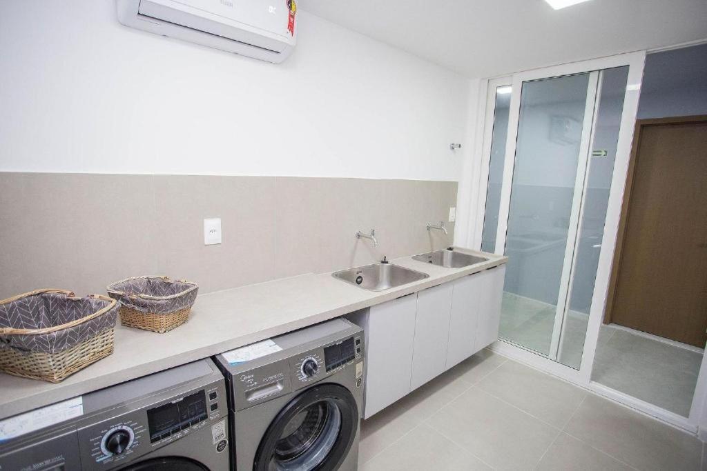 A cozinha ou cozinha compacta de Flat 313 Bauten Cabo Branco