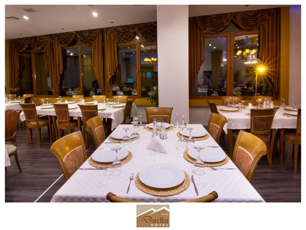 Restaurace v ubytování Hotel Dardha