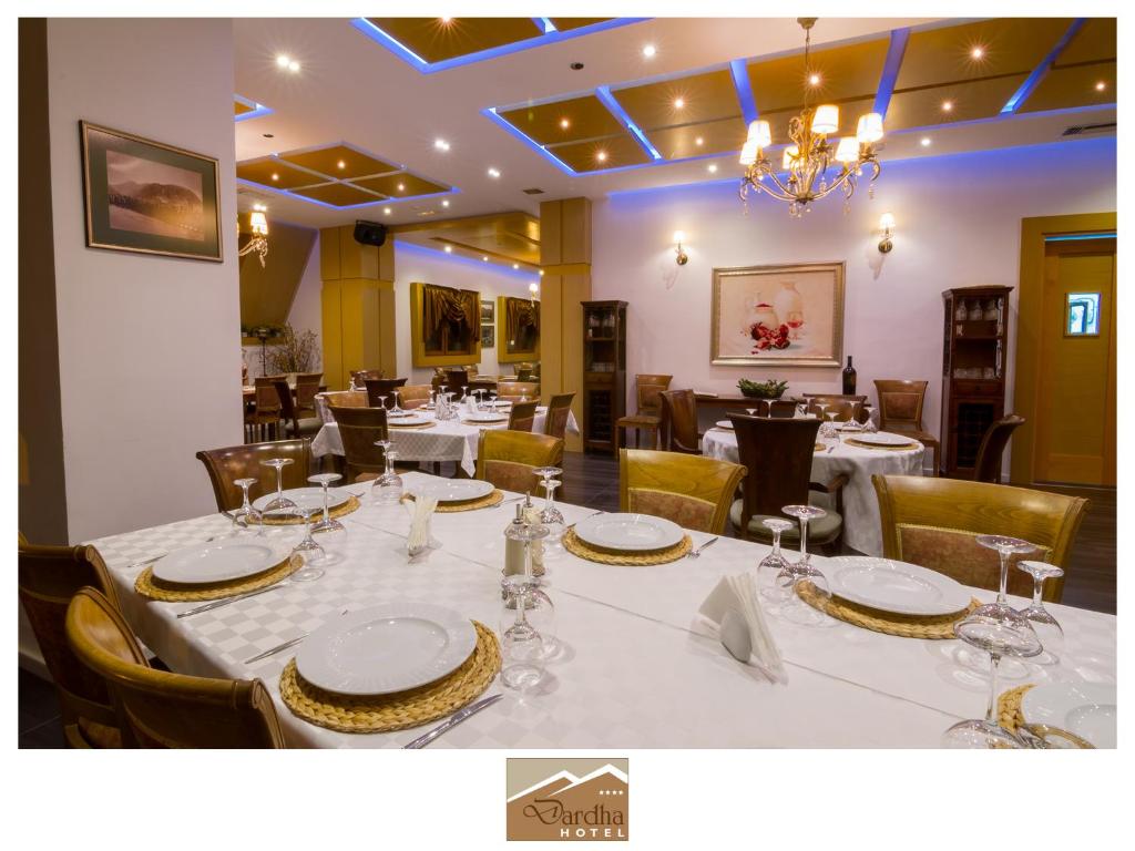 Restaurace v ubytování Hotel Dardha