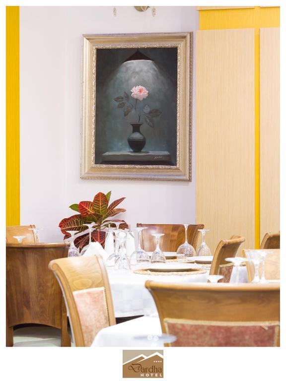 Posezení v ubytování Hotel Dardha