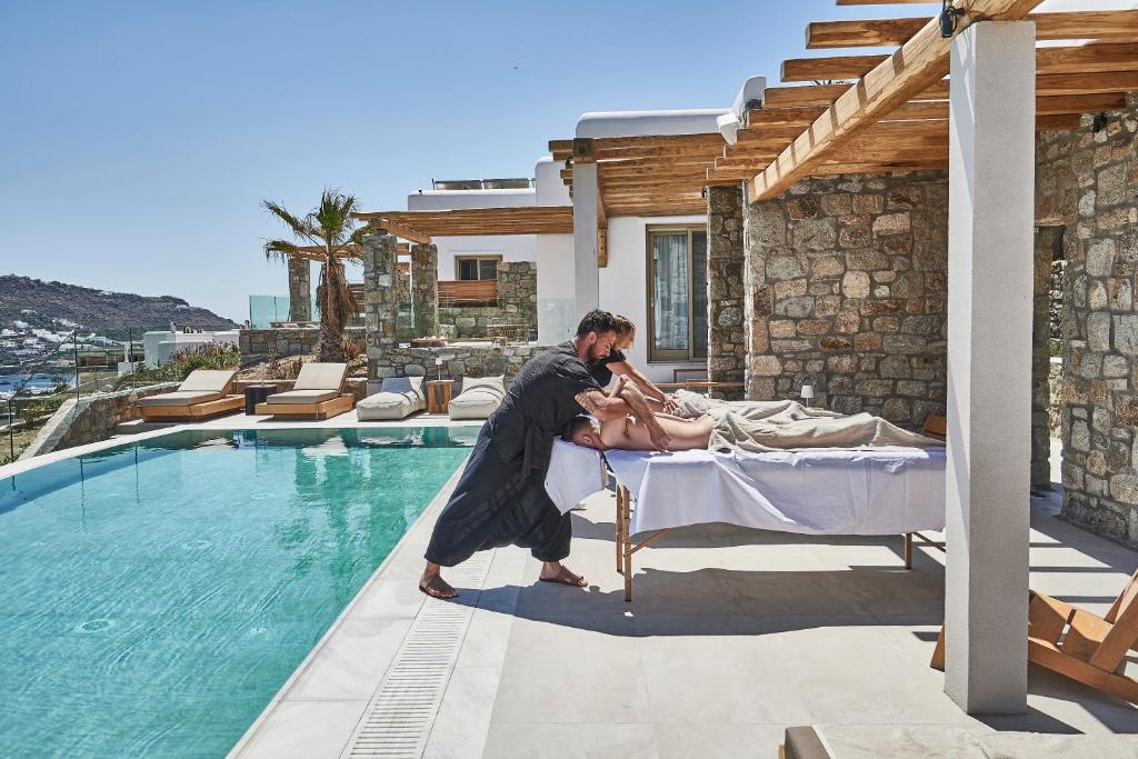 Hostia v ubytovaní Due Mari Mykonos