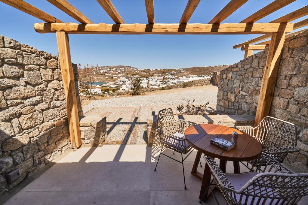 Balkón alebo terasa v ubytovaní Due Mari Mykonos
