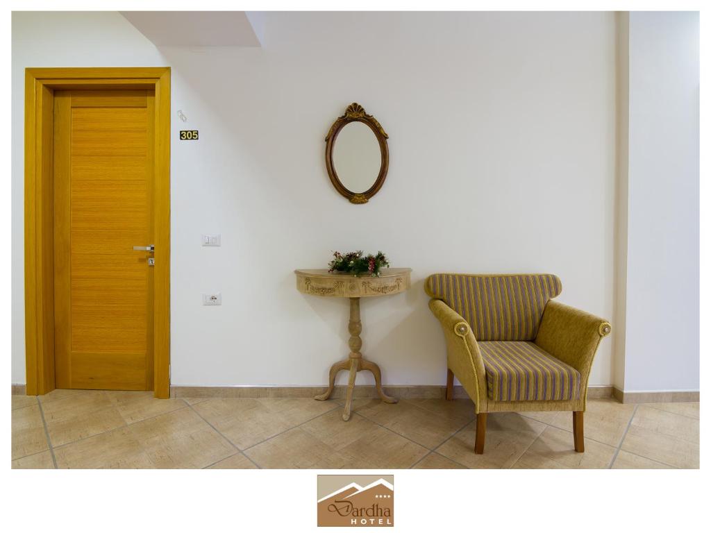 Posezení v ubytování Hotel Dardha