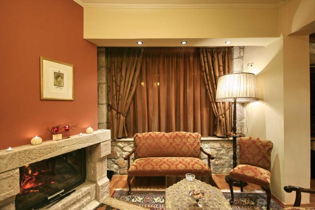 Posezení v ubytování Guesthouse Stemnitsa
