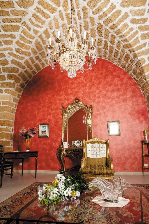 Posezení v ubytování B&B Principe Augusta