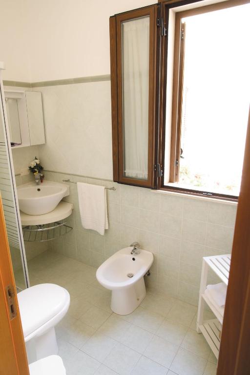 Koupelna v ubytování B&B Principe Augusta