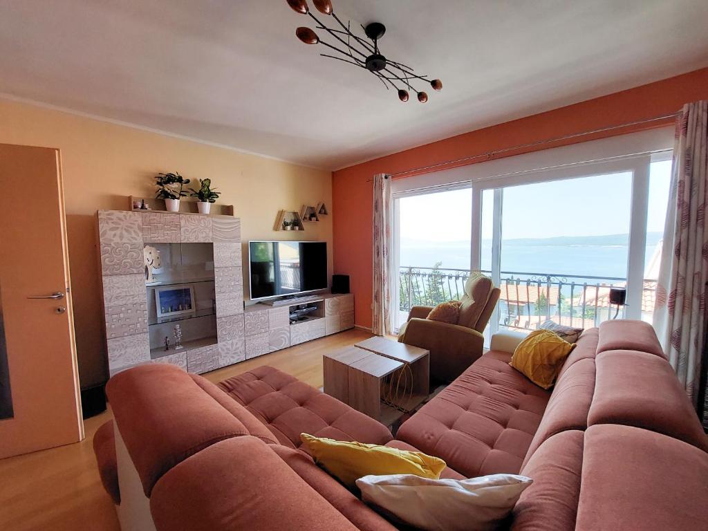 Kuchyň nebo kuchyňský kout v ubytování Apartments Faran