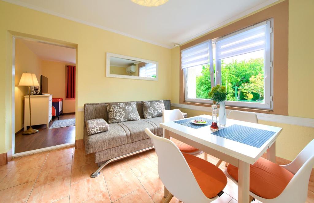 Posezení v ubytování Apartmani Sabina
