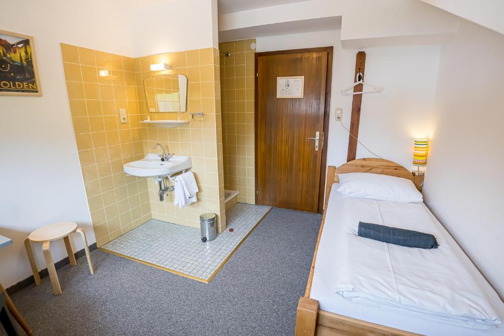 Koupelna v ubytování Sonnberg Lodge