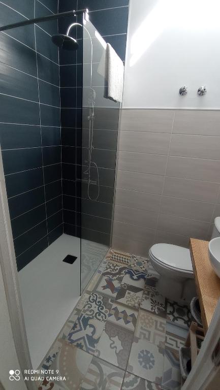 Koupelna v ubytování Casa Mamre