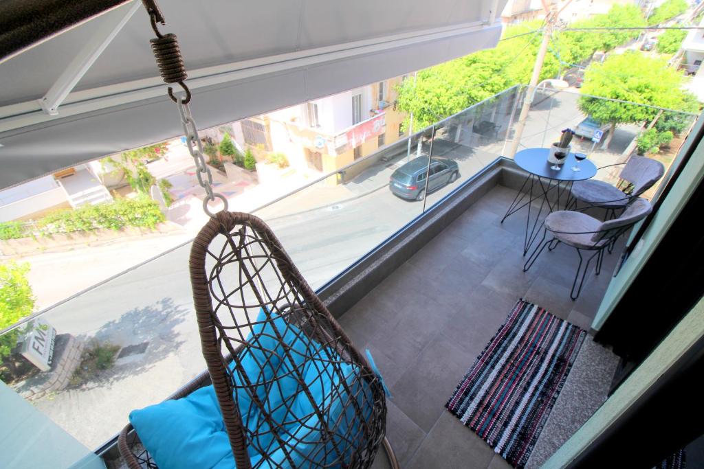 Posezení v ubytování Ngjela Apartments