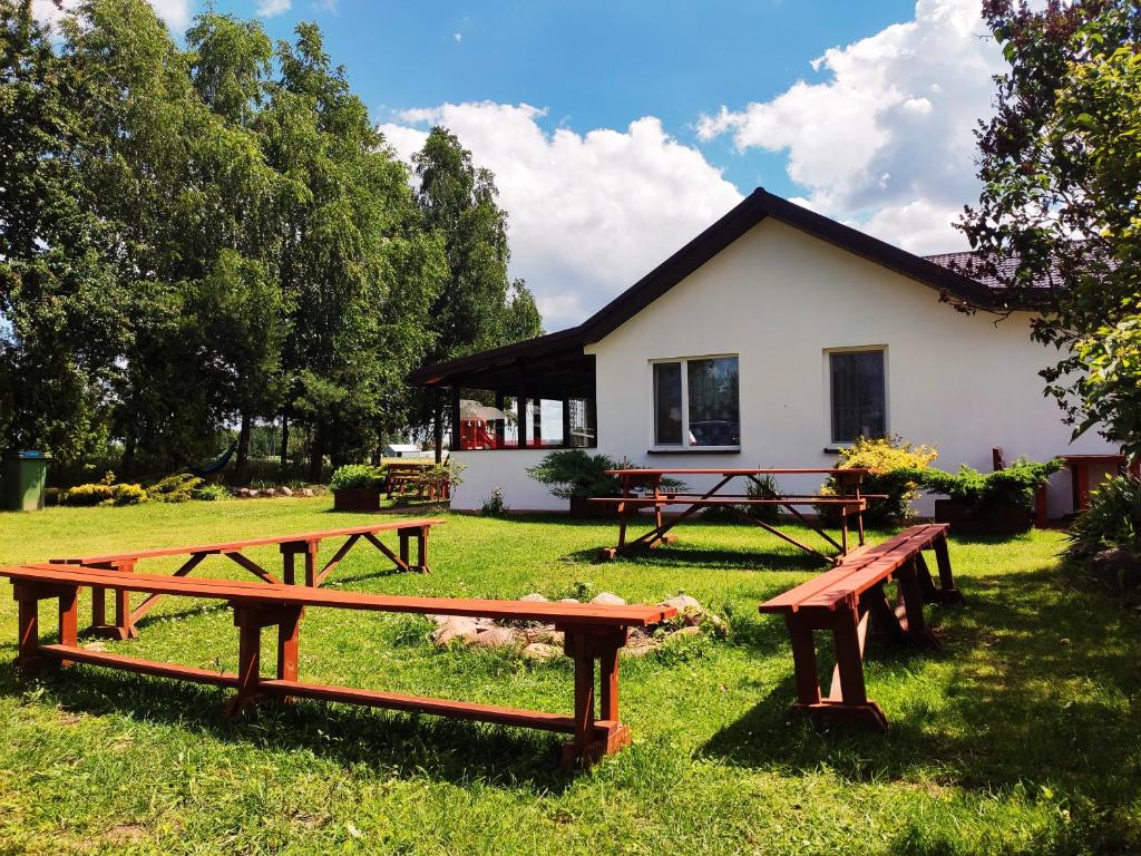 Vonkajšia záhrada v ubytovaní Biebrza24 - Agroturystyka