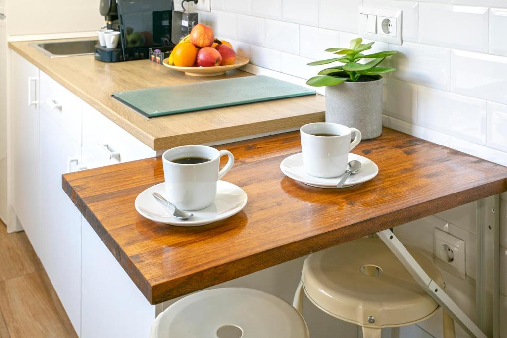 Príslušenstvo na prípravu kávy alebo čaju v ubytovaní Malaga Center Lagunillas Apartments
