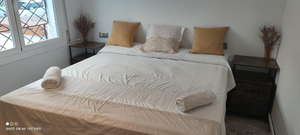 Posteľ alebo postele v izbe v ubytovaní Rooms Pineda