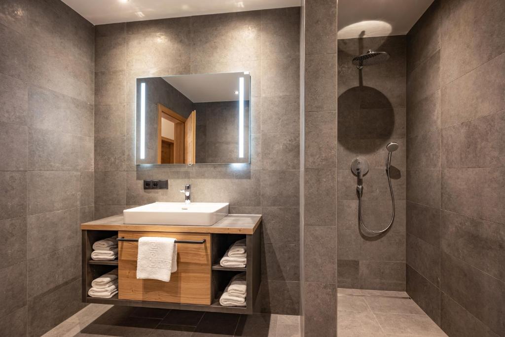 Koupelna v ubytování Griena NaturChalets ****