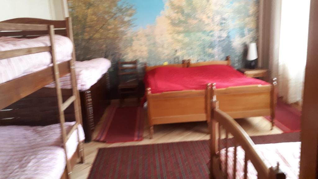 Postel nebo postele na pokoji v ubytování Veriko's Guest Hause