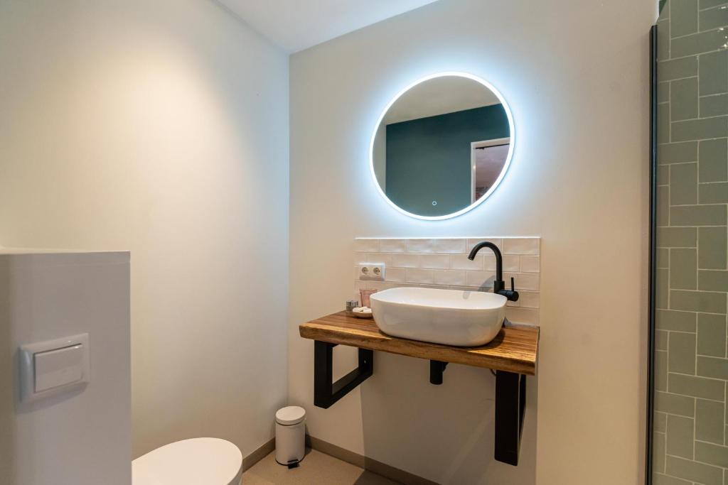 Koupelna v ubytování Boutiquehotel Dokkum